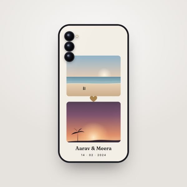 Couple Photo Case for Samsung Galaxy M05