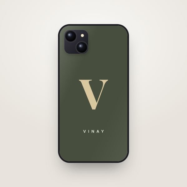 Initial & Monogram Case for Apple iPhone 13
