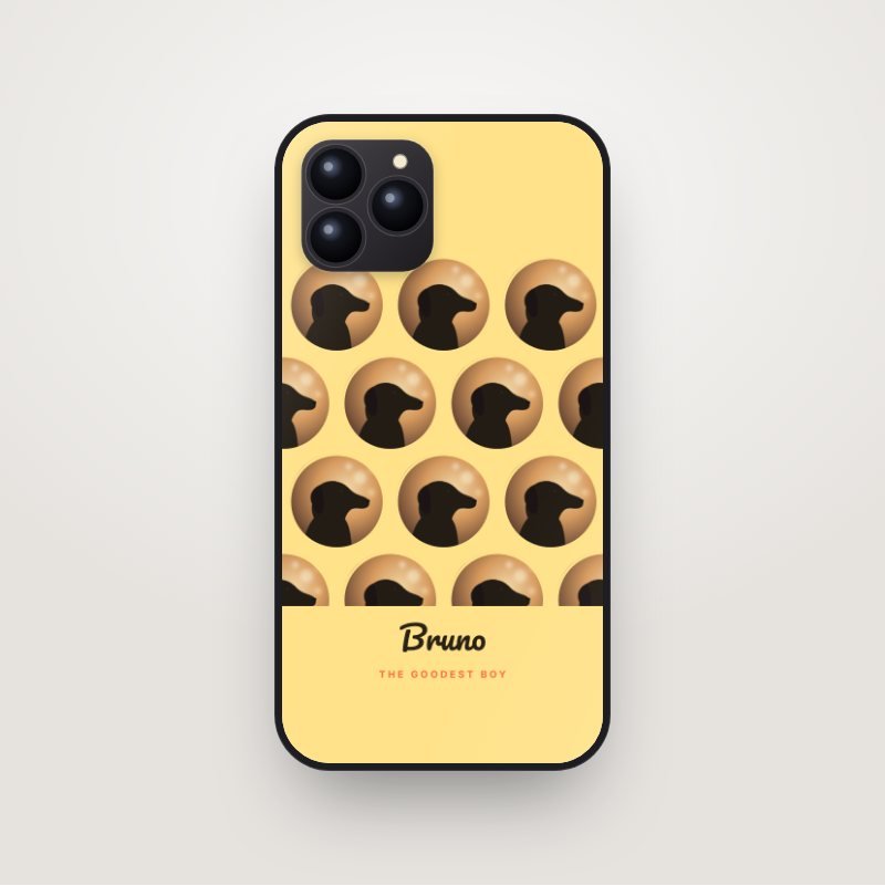 Repeating Pet Face Phone Case